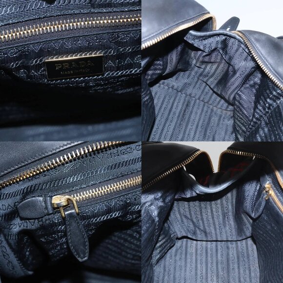 PRADA Hand Bag Nylon Black Red white Auth 105507V - Picture 13 of 15